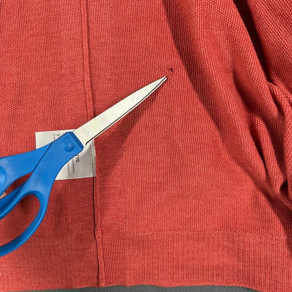 Lululemon Athletica Womens XL/XXL Heathered Red‎ Rock Merino Wool SS Wrap NWT - Picture 9 of 9